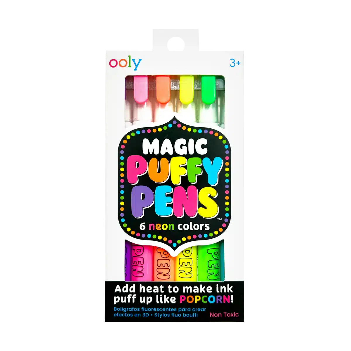 Ooly - Magic Puffy Pens - set of 6 | Scout & Co