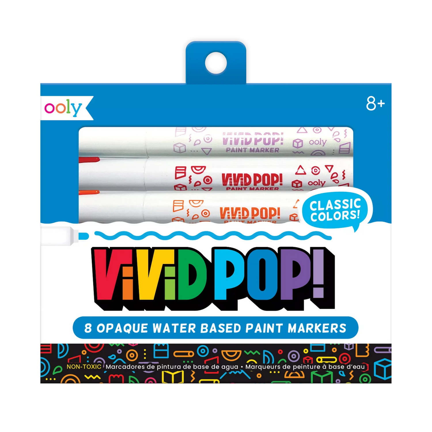 Ooly - Vivid Pop acrylic paint markers - set of 8 | Scout & Co