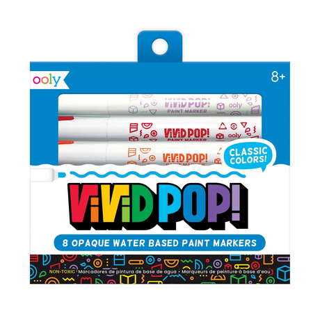 Ooly - Vivid Pop acrylic paint markers - set of 8 | Scout & Co