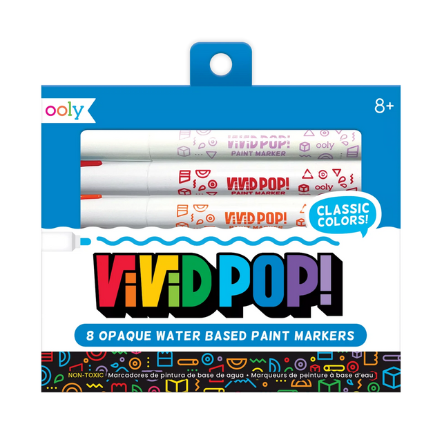 Ooly - Vivid Pop acrylic paint markers - set of 8 | Scout & Co