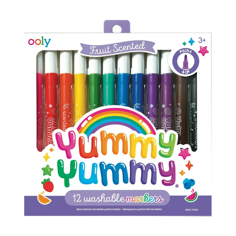 Ooly - Yummy Yummy washable scented pointed tip markers - set of 12 | Scout & Co