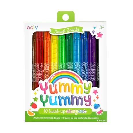 Ooly - Yummy Yummy scented twist-up crayons - set of 10 | Scout & Co