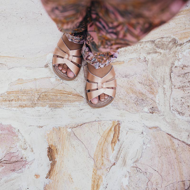 Saltwater Original Premium Sandals - Rose Gold - Kids | Scout & Co