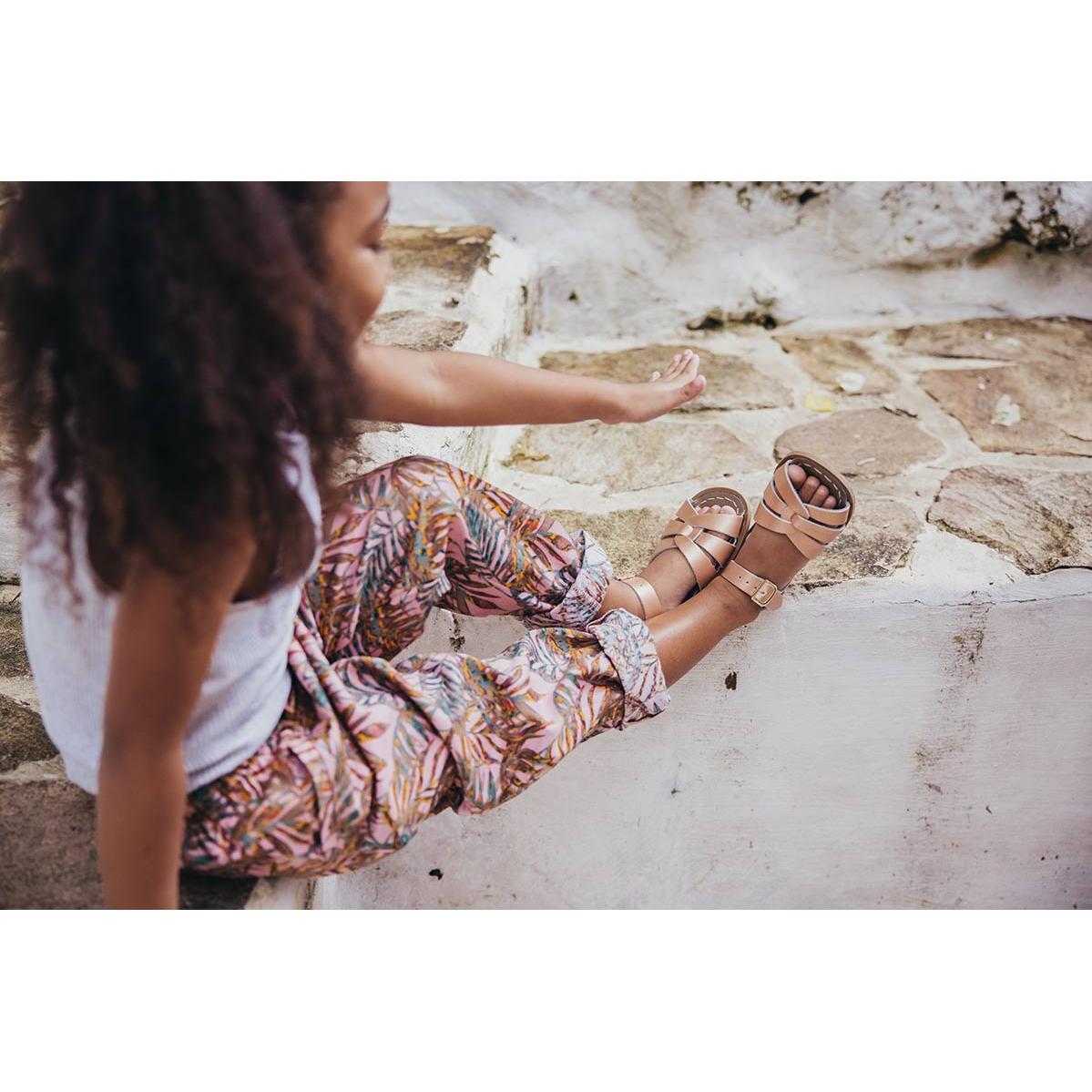Saltwater Original Premium Sandals - Rose Gold - Kids | Scout & Co