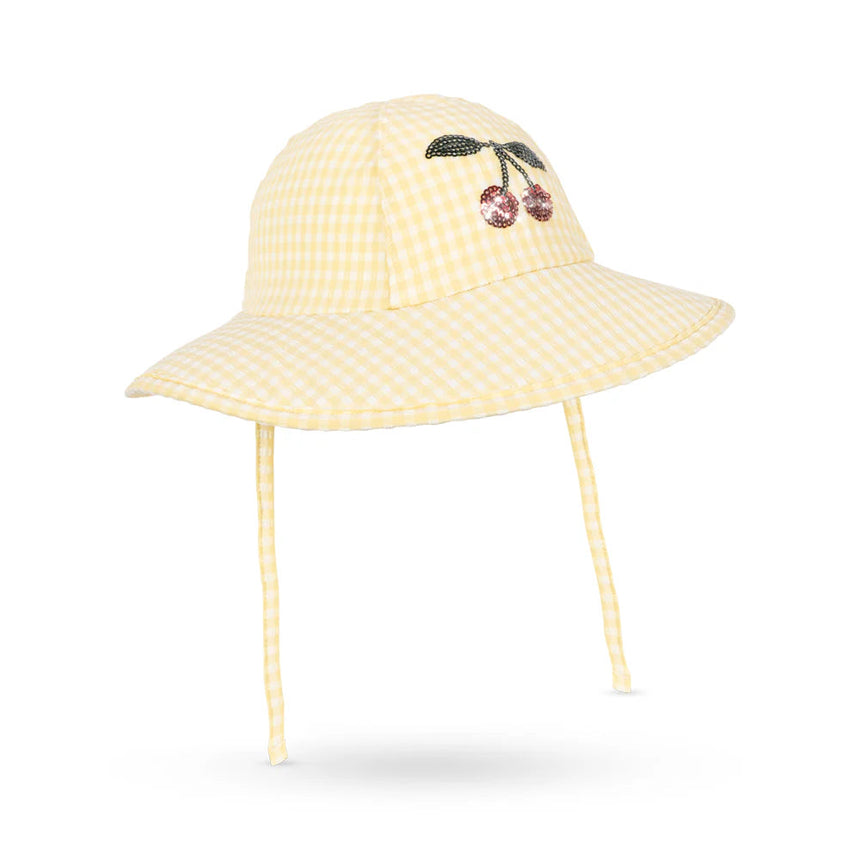 Konges Sløjd - Etta swim hat - Banana Almond Check | Scout & Co