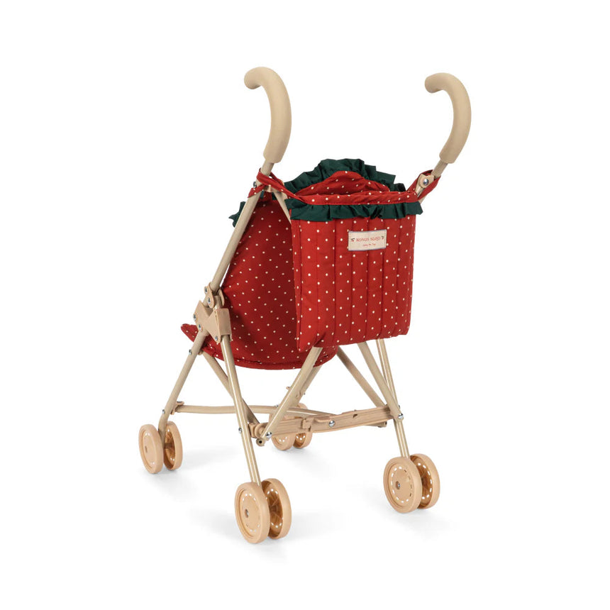 Konges Sløjd - Strawberry doll stroller - Fraise dot | Scout & Co