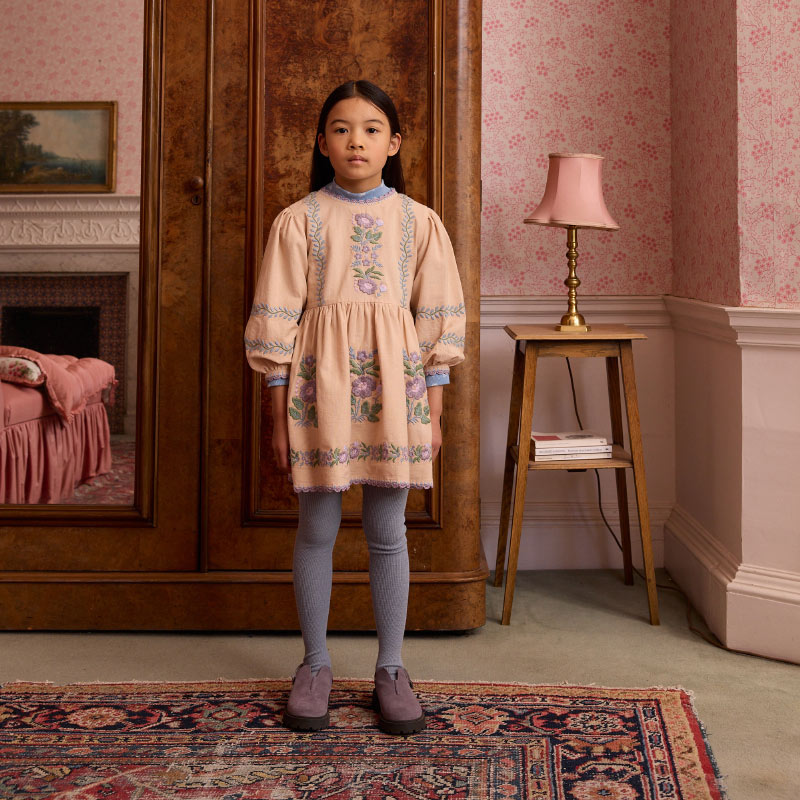 Apolina - Penelope dress - Dried Rose | Scout & Co