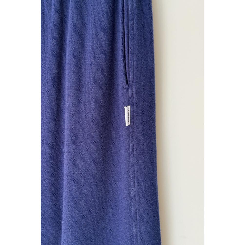 Le Bon Shoppe - Pointelle Balloon pants - Navy | Scout & Co