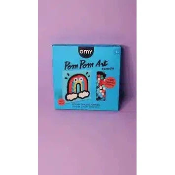 OMY - Pom Pom Art craft kit - Rainbow | Scout & Co