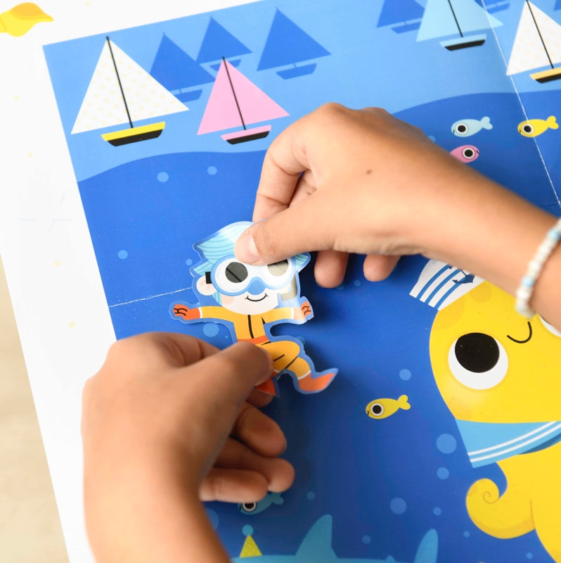 Poppik - Creative Sticker Poster - Sea | Scout & Co