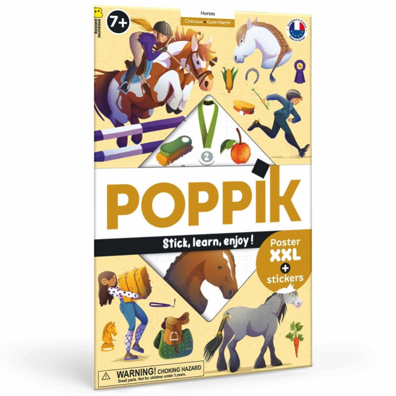 Poppik - Discovery Sticker Poster - Horses | Scout & Co