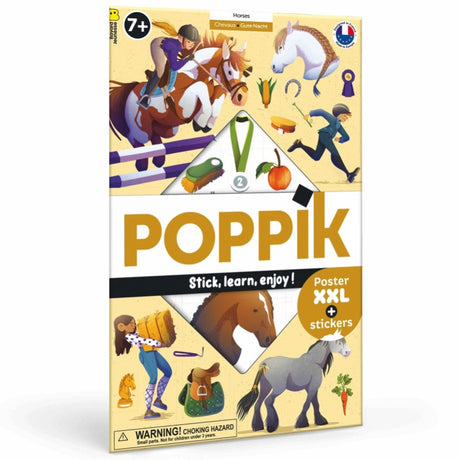 Poppik - Discovery Sticker Poster - Horses | Scout & Co