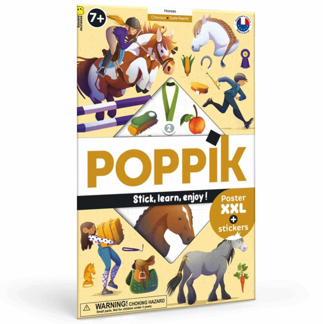 Poppik - Discovery Sticker Poster - Horses | Scout & Co