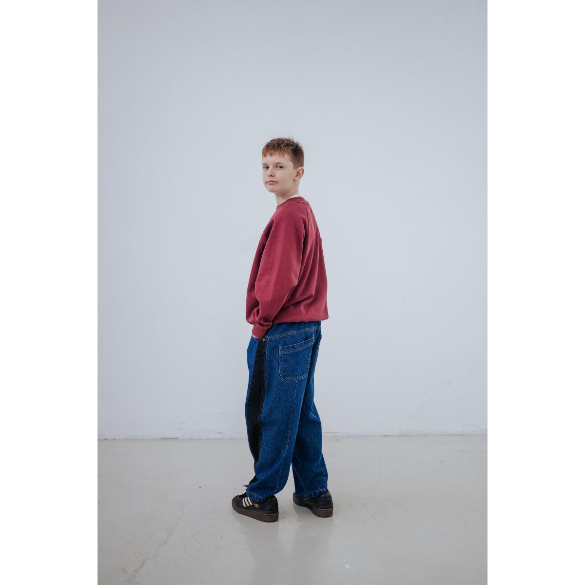 Repose AMS - Wide pants - Colour block | Scout & Co