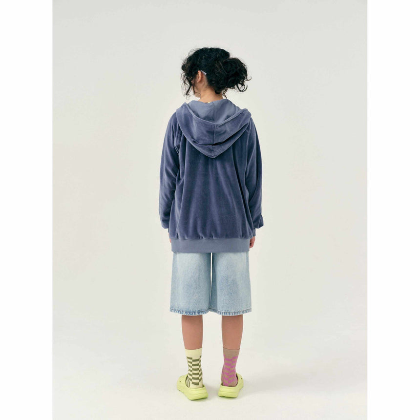 Main Story - Night Shadow velour zipped hoodie | Scout & Co