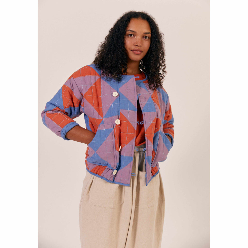 Sideline - Coco patchwork reversible jacket | Scout & Co