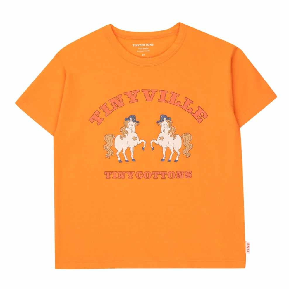Tiny Cottons - Tinyville tee - Marigold | Scout & Co