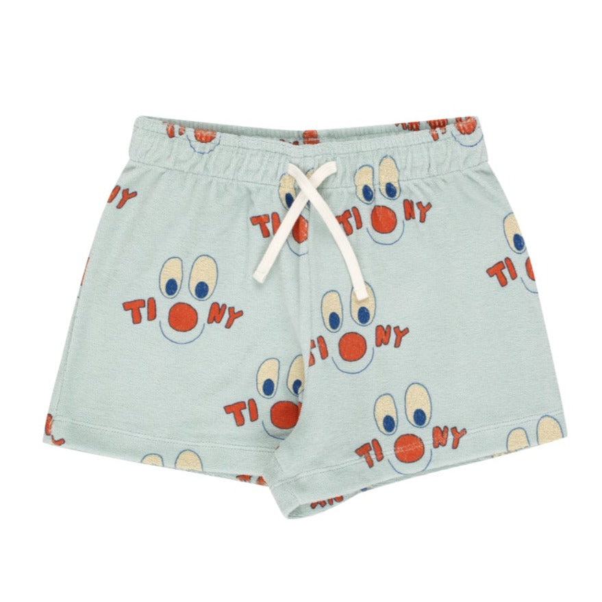 Tiny Cottons - Clowns towelling shorts | Scout & Co