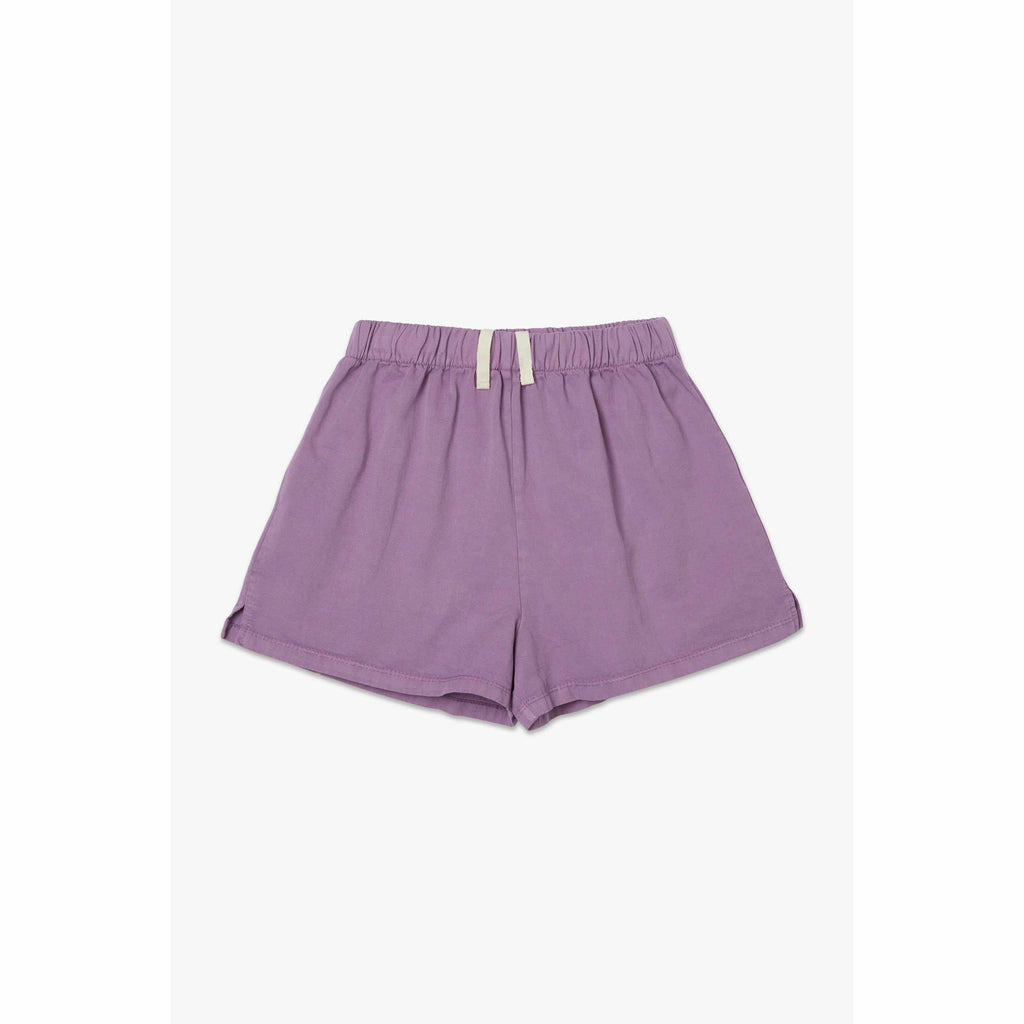 Main Story - Dusty Lavender twill track shorts | Scout & Co