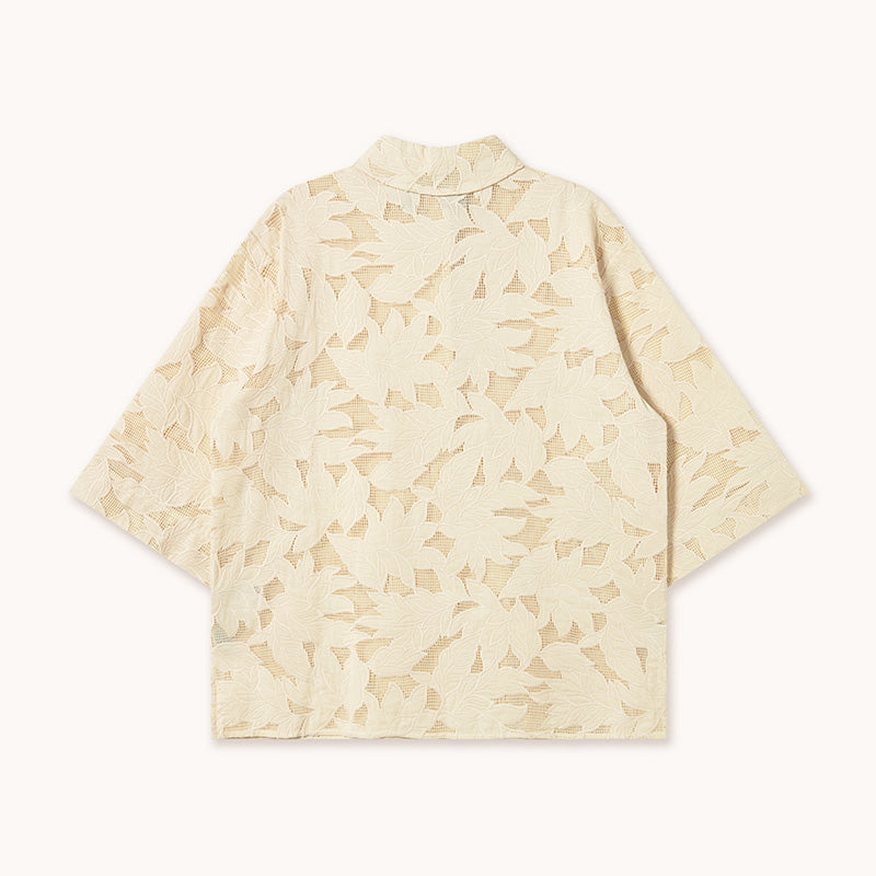 The Tiny Big Sister - Guipure shirt - light cream | Scout & Co