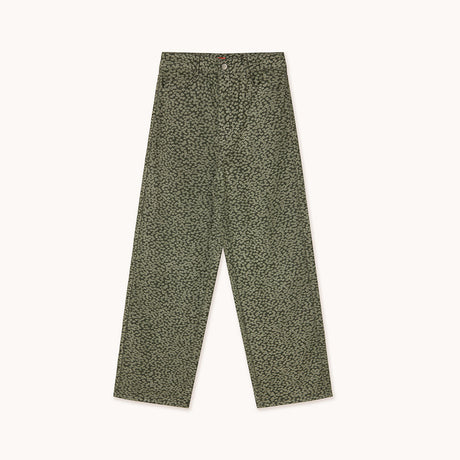 The Tiny Big Sister - Flowers Berta jeans - khaki | Scout & Co