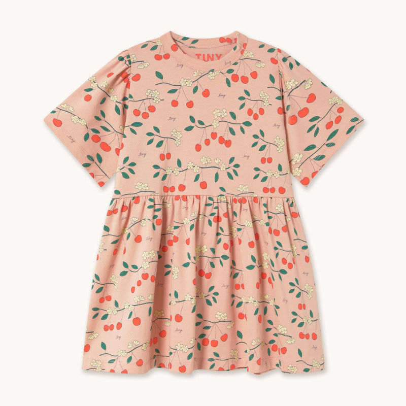 Tiny Cottons - Cherry Trees dress - wild rose | Scout & Co