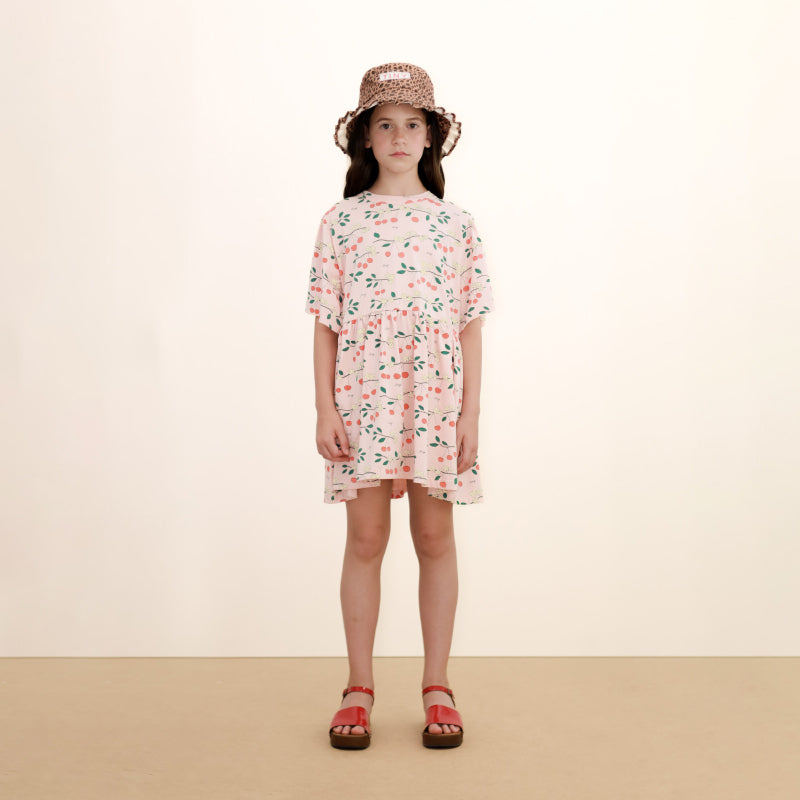 Tiny Cottons - Cherry Trees dress - wild rose | Scout & Co