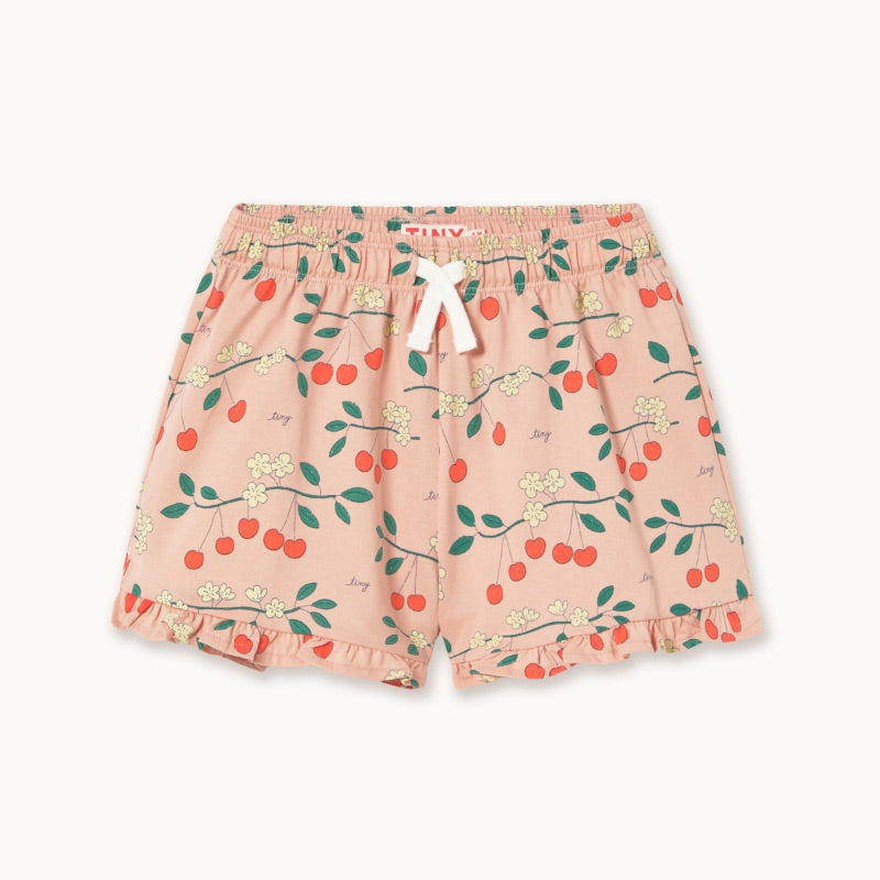 Tiny Cottons - Cherry Trees shorts - wild rose | Scout & Co