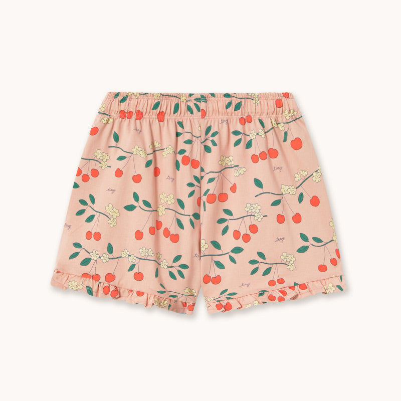 Tiny Cottons - Cherry Trees shorts - wild rose | Scout & Co