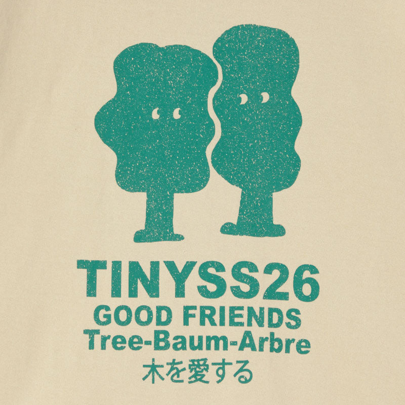 Tiny Cottons - Trees graphic tee - dark vanilla | Scout & Co