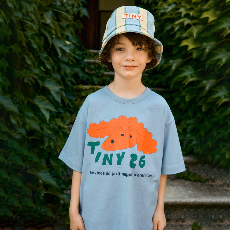 Tiny Cottons - Red Dog graphic tee - grey | Scout & Co