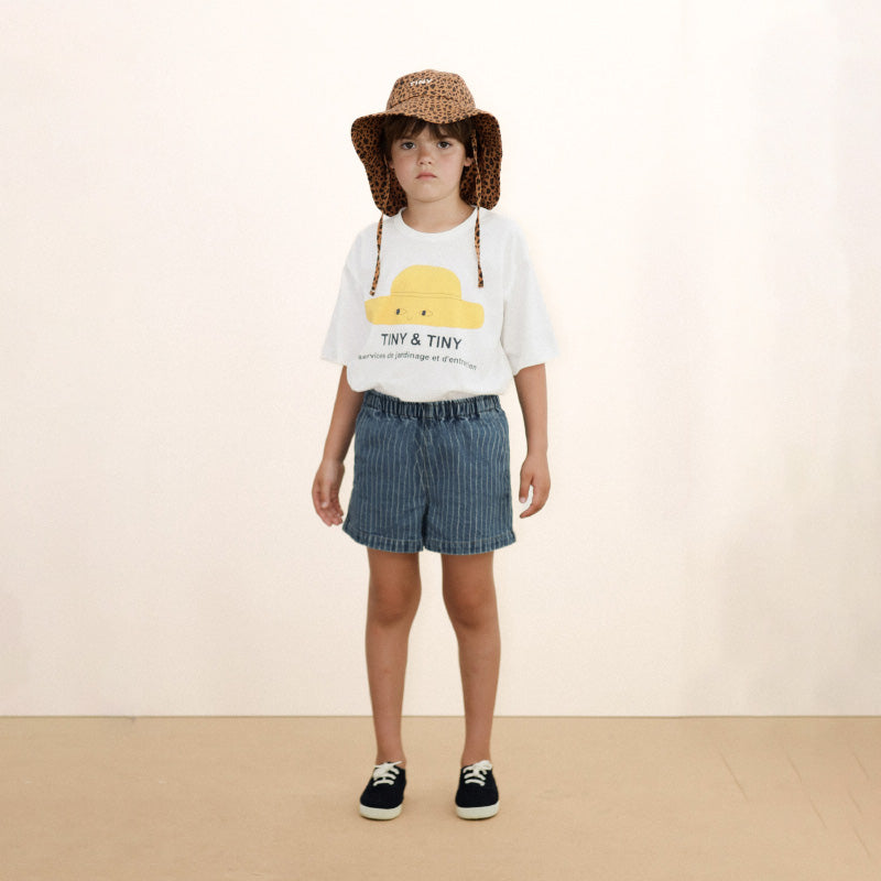 Tiny Cottons - Stripes denim shorts | Scout & Co