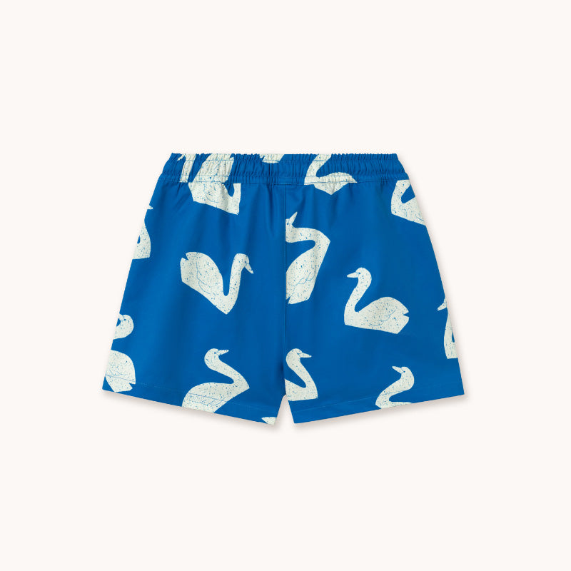 Tiny Cottons - Big Swans swim trunks | Scout & Co