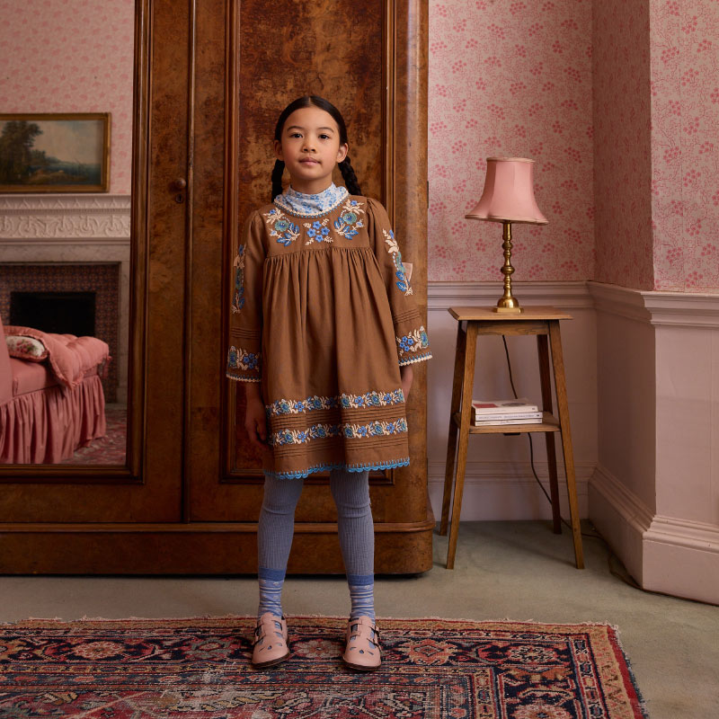 Apolina - Stevie dress - Chocolate | Scout & Co