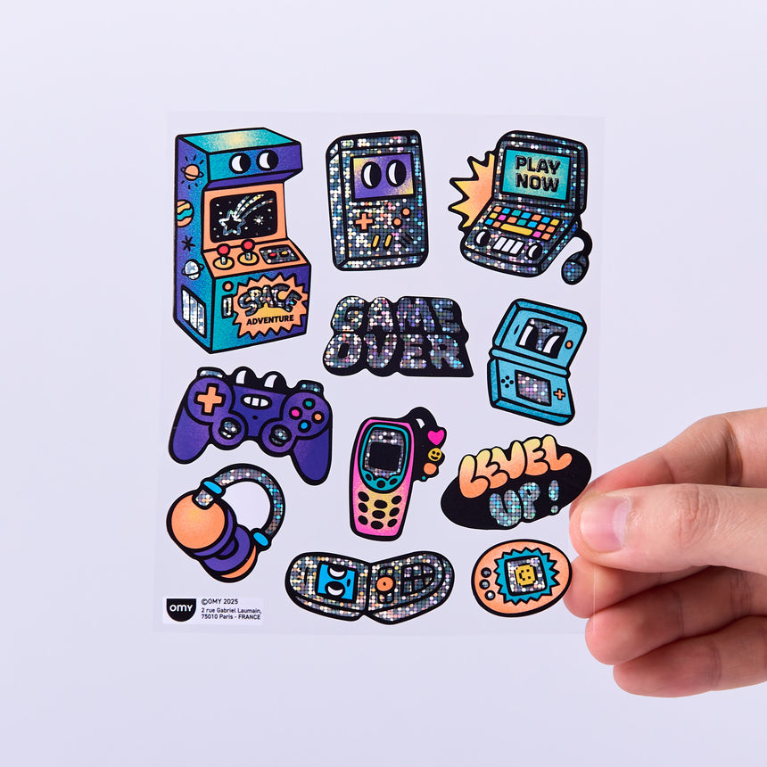 OMY - Fabulous Big vinyl stickers - Big Game Boy | Scout & Co