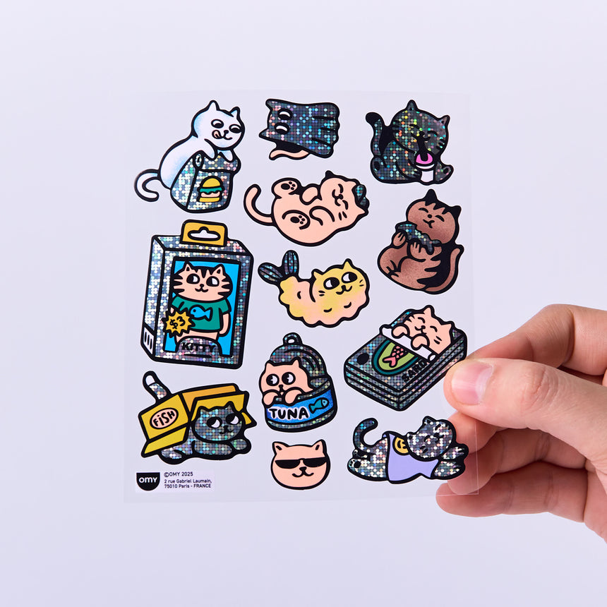 OMY - Fabulous Big vinyl stickers - Kitty | Scout & Co