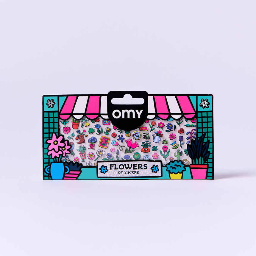 OMY - Fabulous Boutique fluoro stickers - Flower Shop