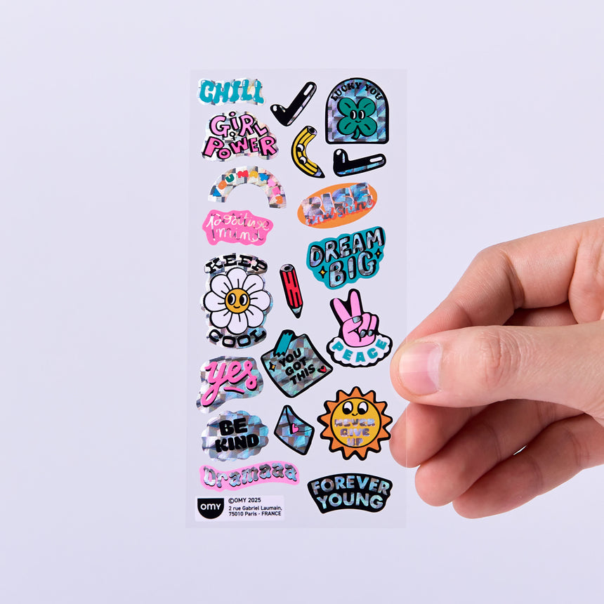 OMY - Fabulous Iconic vinyl stickers - Messages | Scout & Co