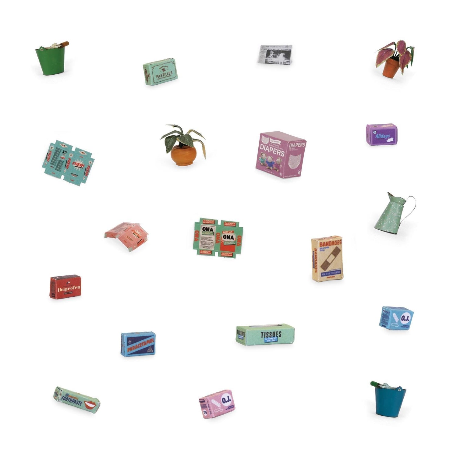 Sam & Julia: The Mouse Mansion - Die Cuts - Bathroom | Scout & Co