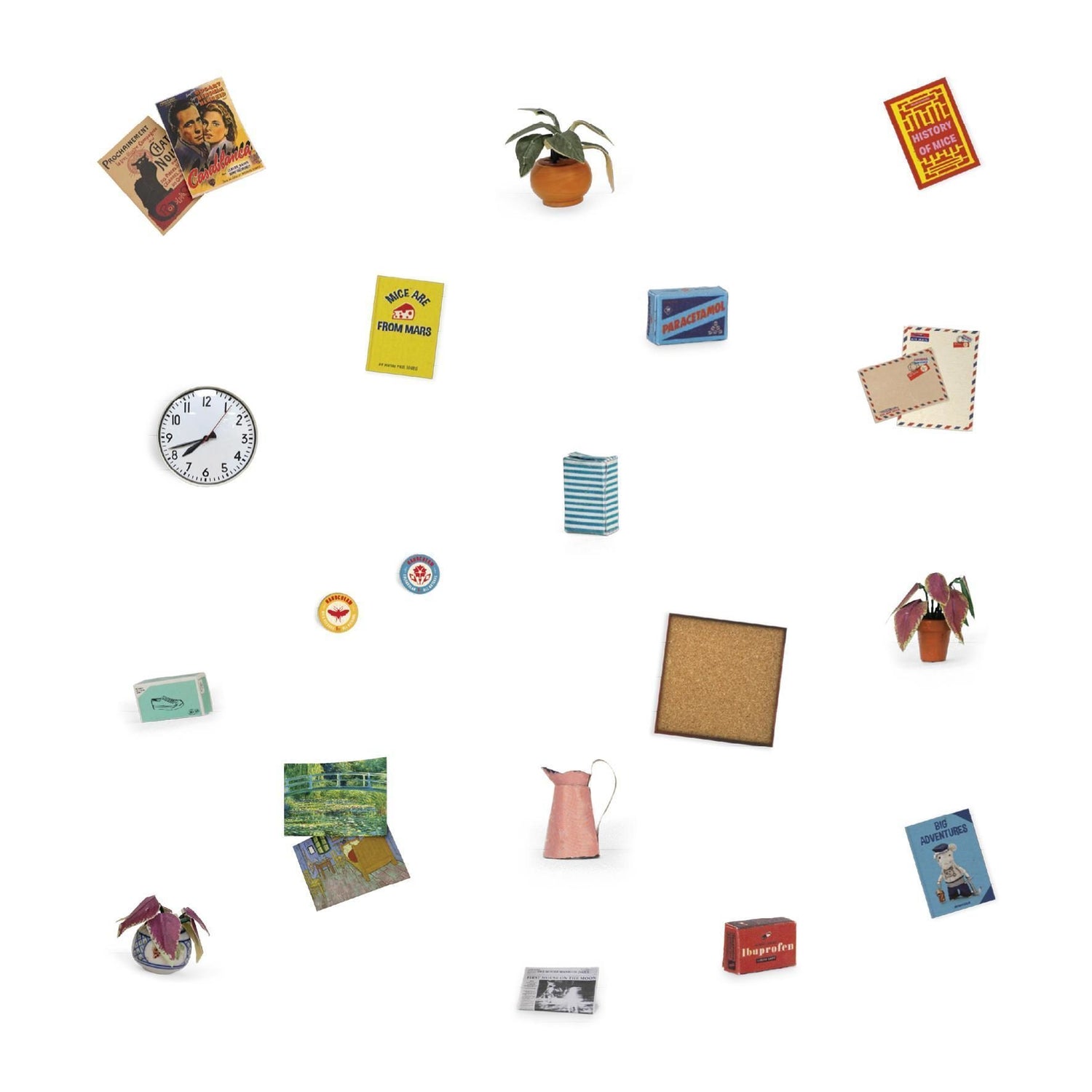 Sam & Julia: The Mouse Mansion - Die Cuts - Bedroom | Scout & Co