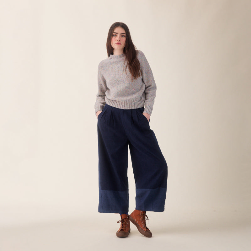 Sideline - Leila trousers - Indigo mix | Scout & Co