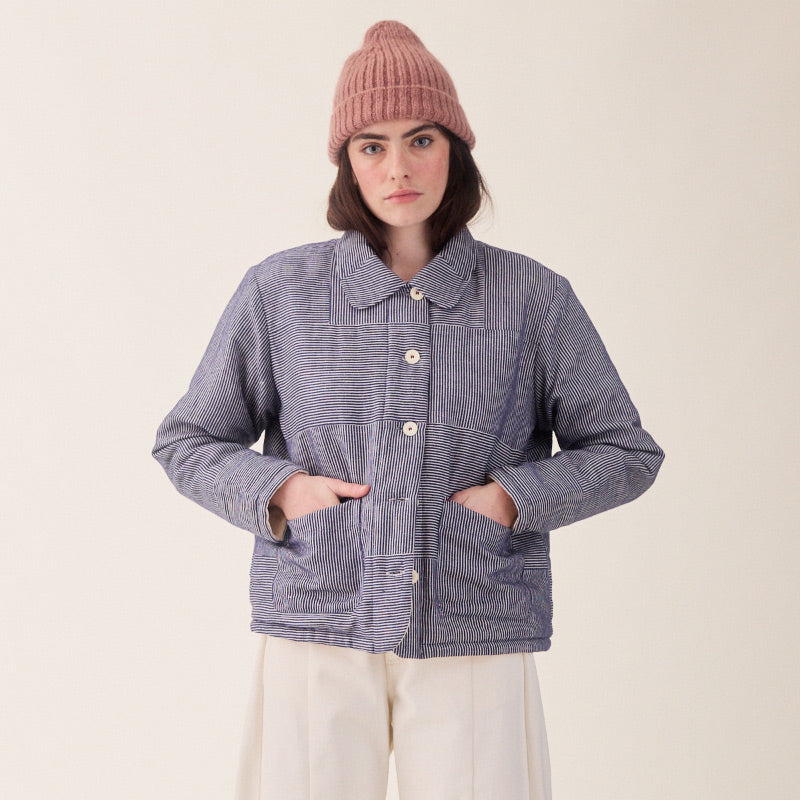 Sideline - Molly jacket - Railroad stripe | Scout & Co