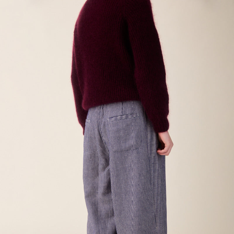 Sideline - Flo mohair jumper - Plum
