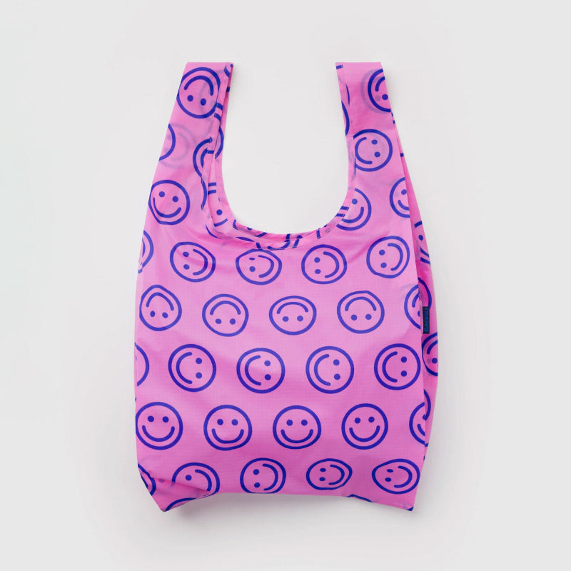 Baggu - Standard Baggu reusable bag - Pop Pink Happy | Scout & Co