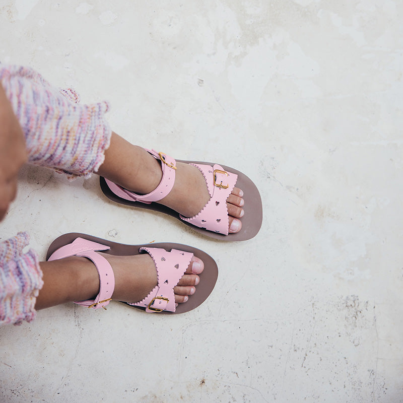 Saltwater Sweetheart Sandals - Pink - Kids | Scout & Co