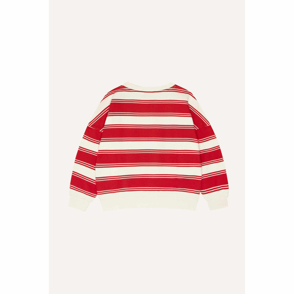 The Campamento - Red stripes oversized sweatshirt | Scout & Co