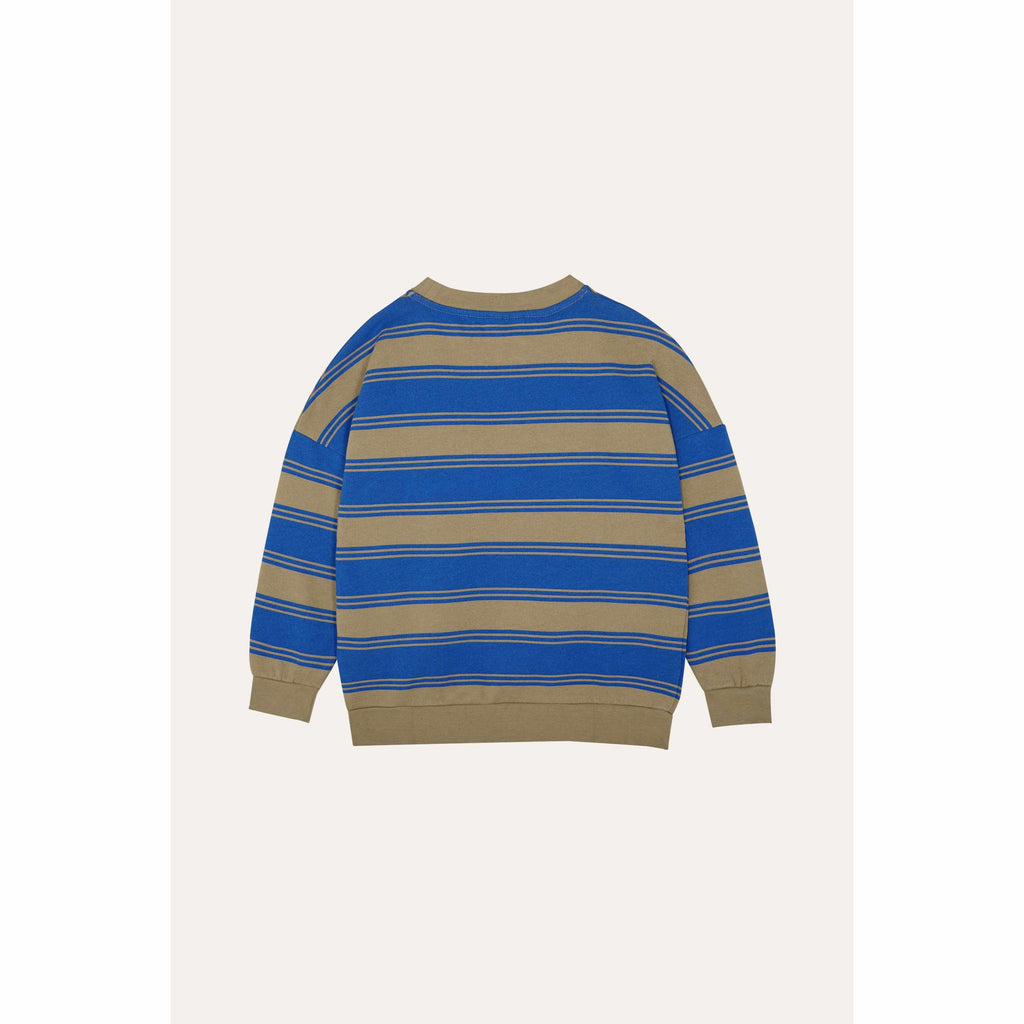 The Campamento - Blue stripes oversized sweatshirt | Scout & Co