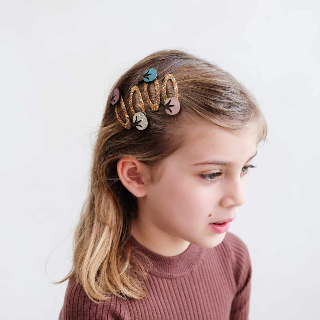 Mimi & Lula - Autumn Tree hair clic clacs - set of 4 | Scout & Co