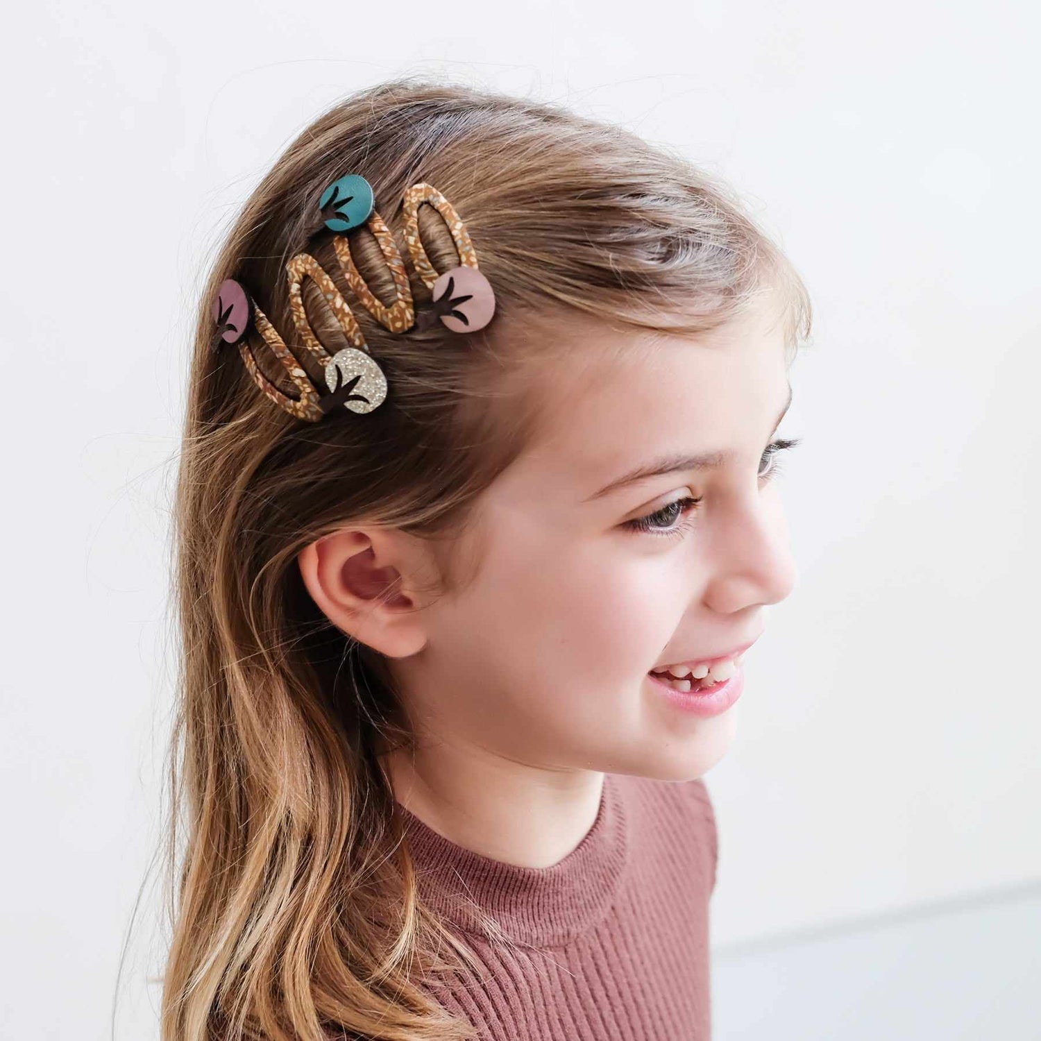 Mimi & Lula - Autumn Tree hair clic clacs - set of 4 | Scout & Co
