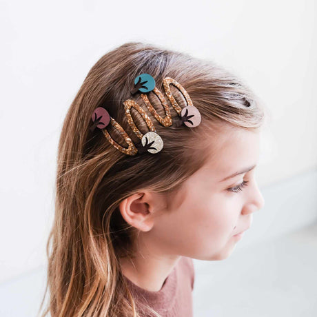 Mimi & Lula - Autumn Tree hair clic clacs - set of 4 | Scout & Co